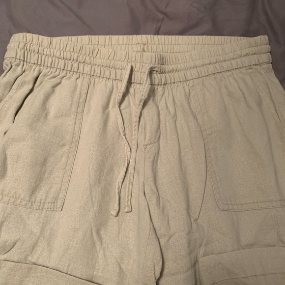 Beige linen pants old navy - Picture 2 of 4